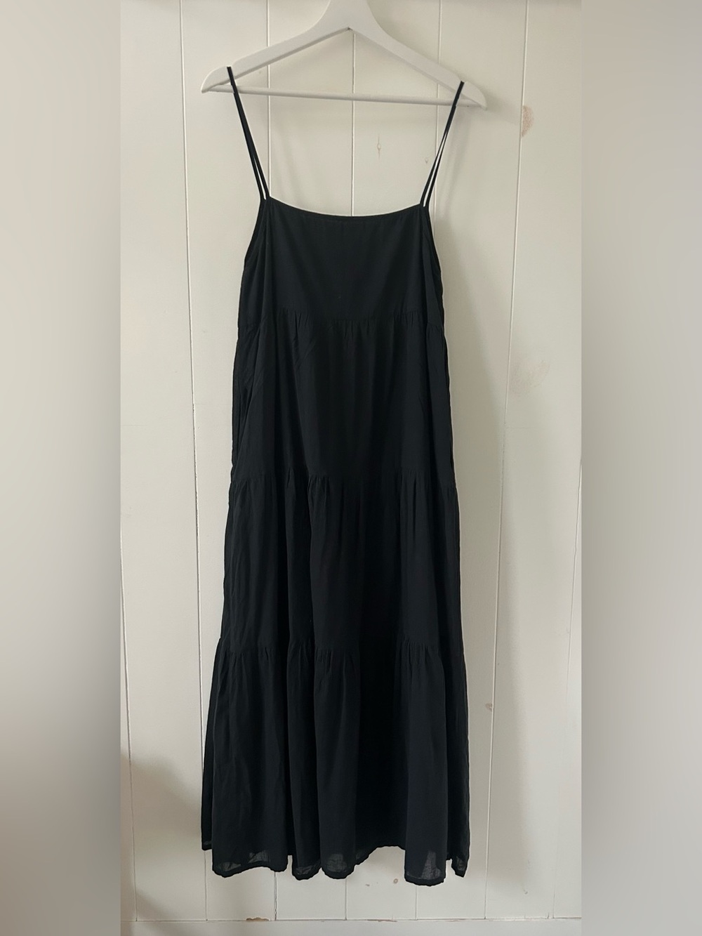 Matteau Tiered Sundress in Black